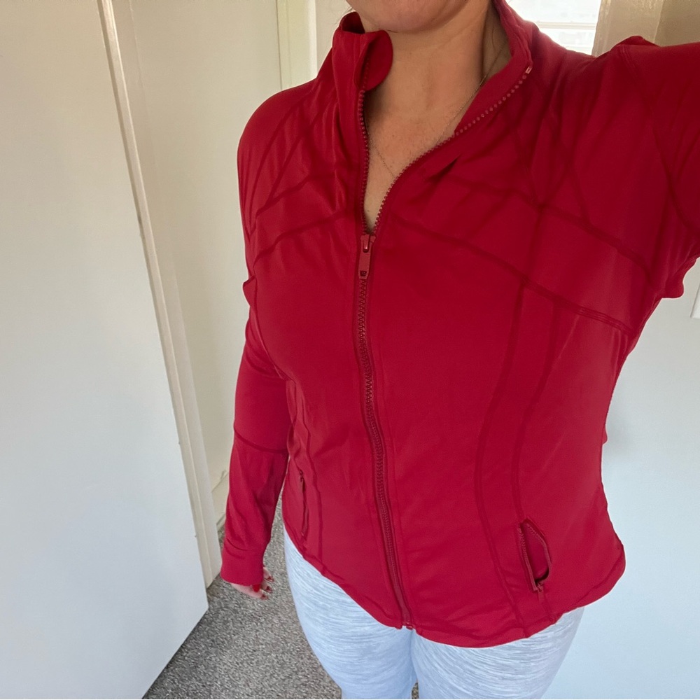 Red lululemon jacket